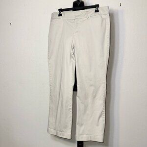 Two pairs Dockers light tan khaki dress pants ladies 14S